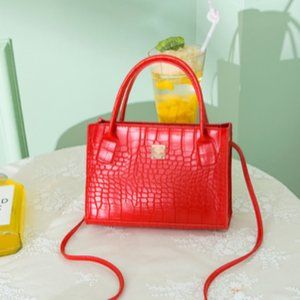 Bright Red Shoulder Bag